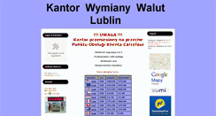 Desktop Screenshot of lublinkantor.pl